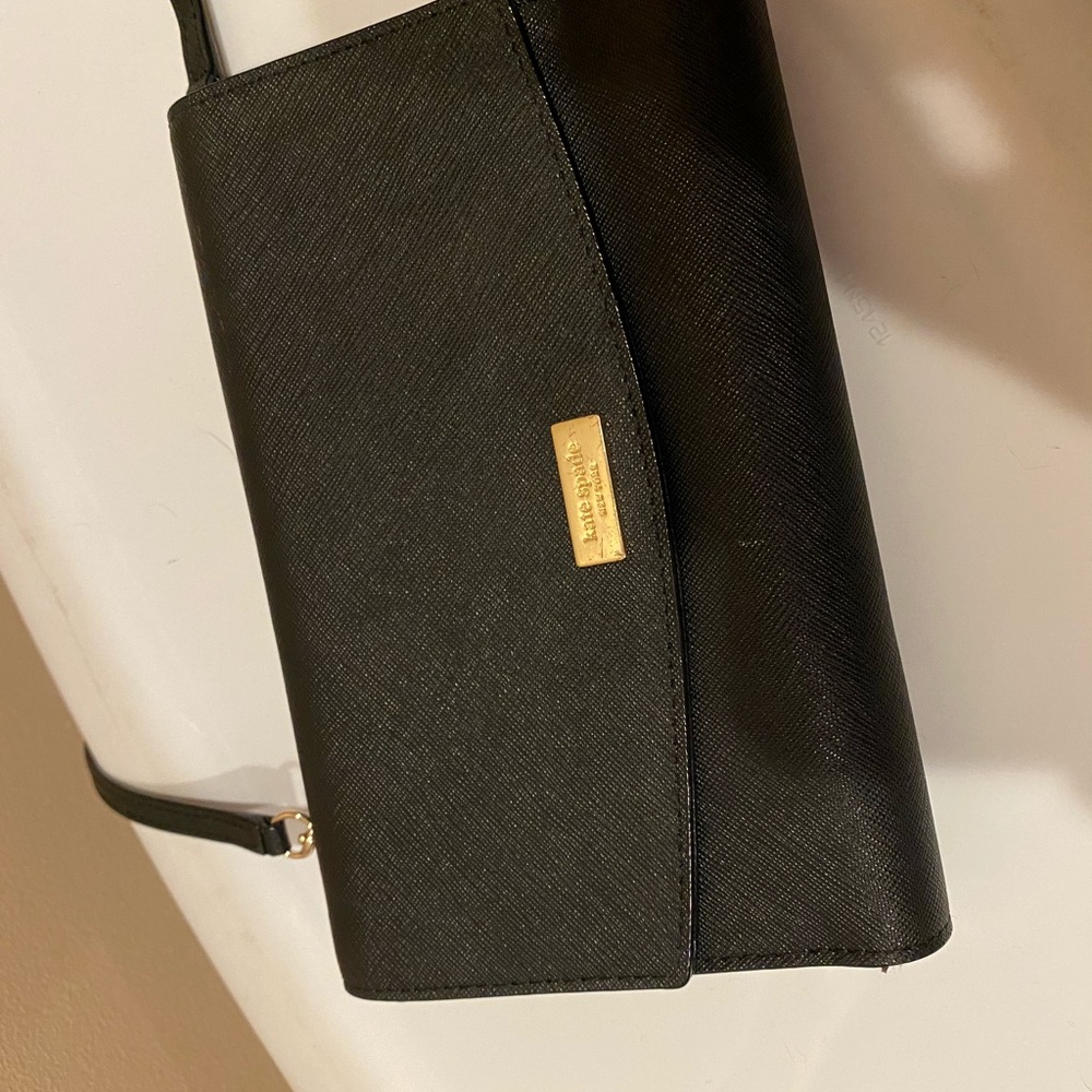 Black Kate Spade wallet cross body
